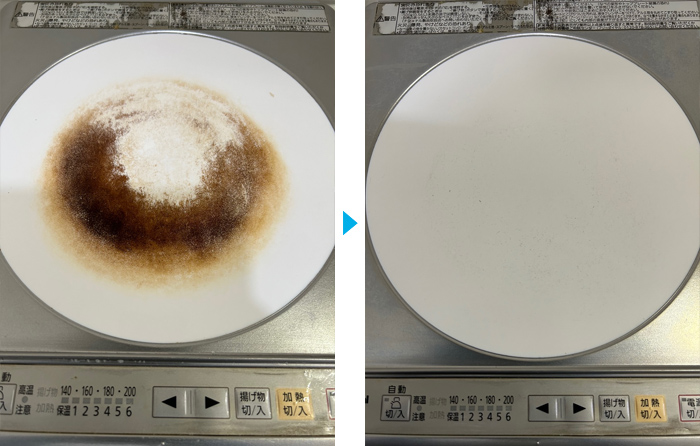IHクッキングヒータークリーニング施工例